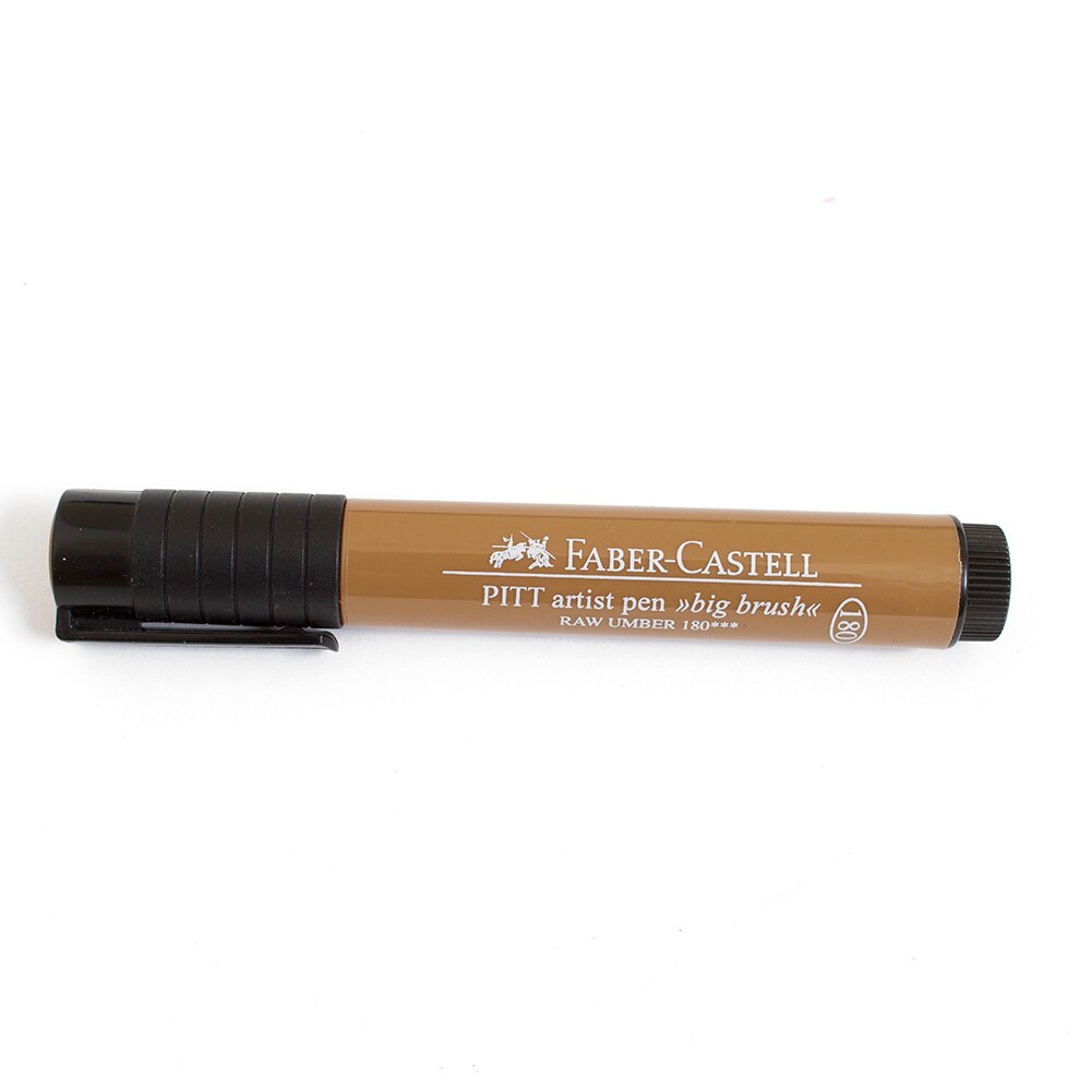 Faber Castell, Pitt, Artist, Big, Brush Pen, Raw Umber